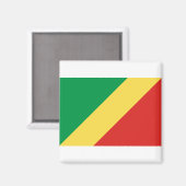 Congo-vlag Magneet (Voorkant / Achterkant)