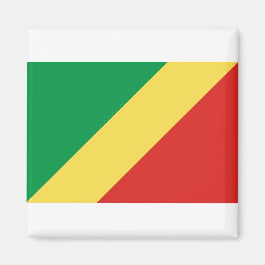 Congo-vlag Magneet (Voorkant)
