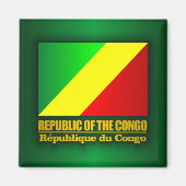 Congo-vlag Magneet (Voorkant)