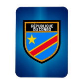 Congo-vlag Magneet (Verticaal)