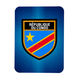 Congo-vlag Magneet
