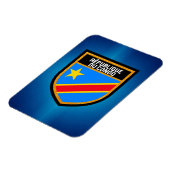 Congo-vlag Magneet (Linkerzijde)