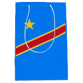 Congo vlag medium cadeauzakje (Voorkant)