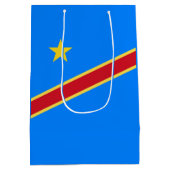 Congo vlag medium cadeauzakje (Achterkant)