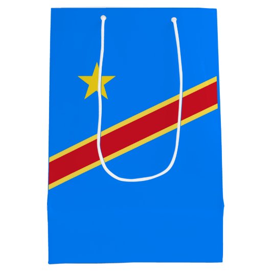 Congo vlag medium cadeauzakje (Achterkant)