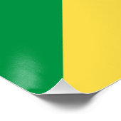 Congo-vlag Perfect Poster (Hoek)