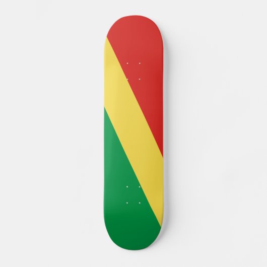 Congo-vlag Persoonlijk Skateboard (Voorkant)