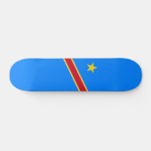 Congo vlag persoonlijk skateboard (Horizontaal)