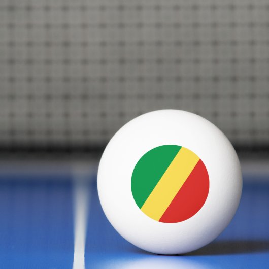 Congo-vlag Pingpongbal (Net)