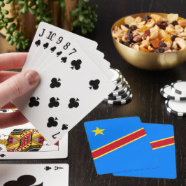 Congo vlag pokerkaarten