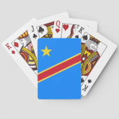 Congo vlag pokerkaarten (Achterkant)