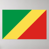 Congo-vlag Poster (Voorkant)