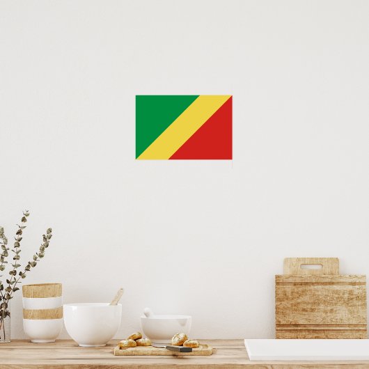 Congo-vlag Poster (Keuken)