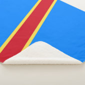 Congo vlag sherpa deken (3/4)