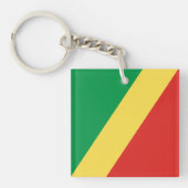 Congo-vlag Sleutelhanger (Voorkant)