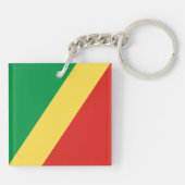 Congo-vlag Sleutelhanger (Achterkant)