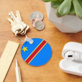 Congo vlag sleutelhanger
