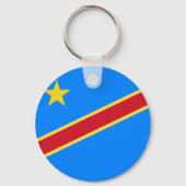 Congo vlag sleutelhanger (Achterkant)