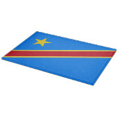 Congo vlag snijplank (Hoek)