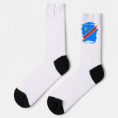 Congo vlag sokken (Links)