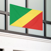 Congo-vlag Spandoek (Buitenkant Gebouw)