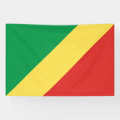 Congo-vlag Spandoek (Horizontaal)