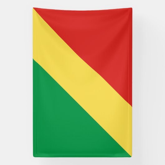 Congo-vlag Spandoek (Verticaal)