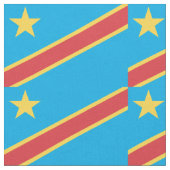 Congo-vlag Stof (Close Up)