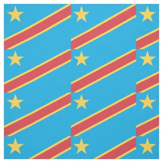 Congo-vlag Stof (Swatch)