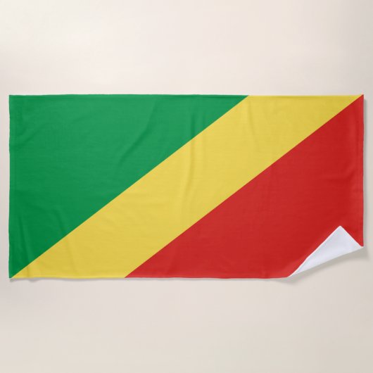 Congo-vlag Strandlaken (Voorkant)