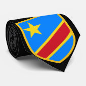 Congo-vlag Stropdas (Opgerold)