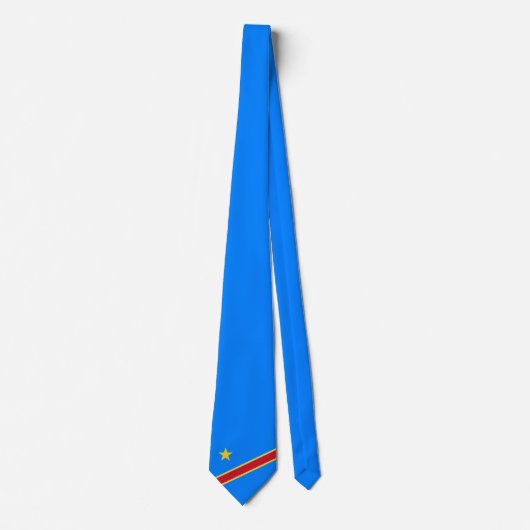 Congo vlag stropdas (Voorkant)