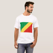 Congo-vlag T-shirt (Voorkant volledig)