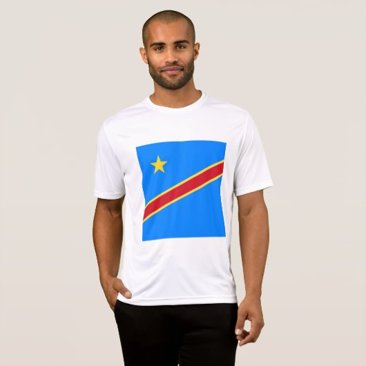 Congo vlag t-shirt (Voorkant volledig)