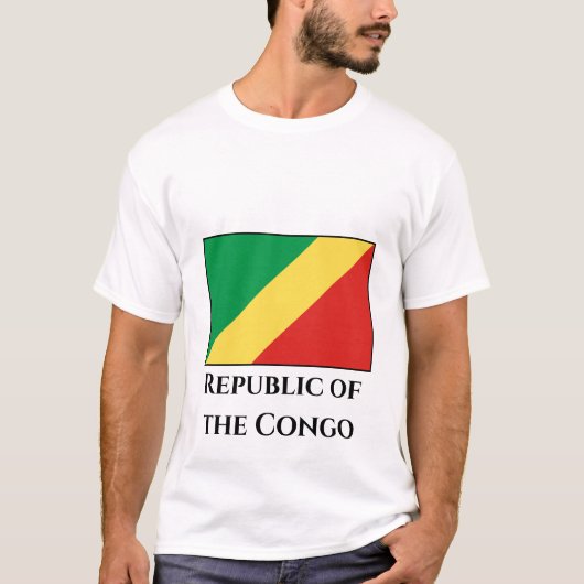 Congo-vlag T-shirt (Voorkant)