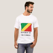 Congo-vlag T-shirt (Voorkant volledig)