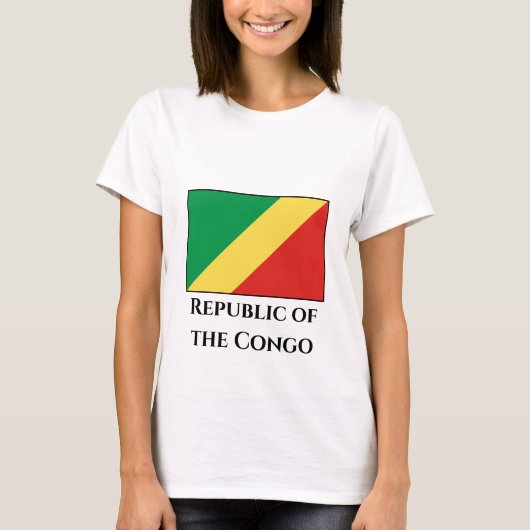 Congo-vlag T-shirt (Voorkant)