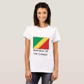 Congo-vlag T-shirt (Voorkant volledig)