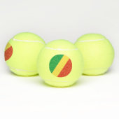 Congo-vlag Tennisballen (Multi)