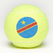 Congo vlag tennisballen (Voorkant)