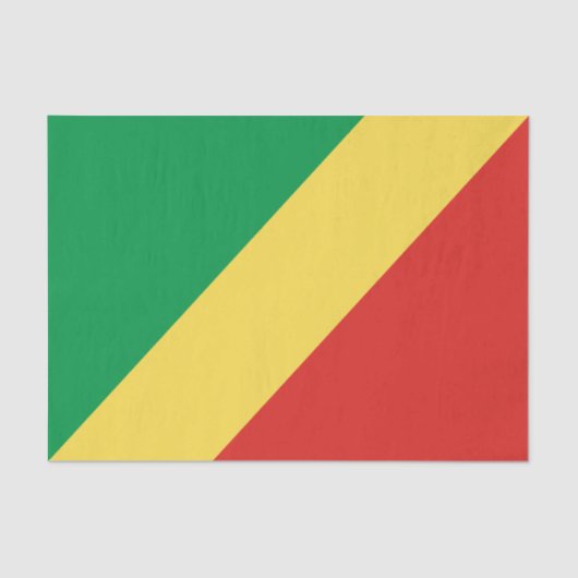Congo-vlag Tissuepapier (Voorkant)