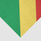 Congo-vlag Tissuepapier (Detail)