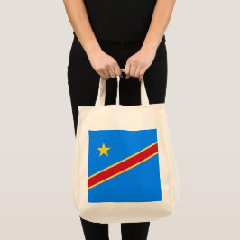 Congo vlag tote bag