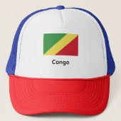 Congo-vlag Trucker Pet (Voorkant)