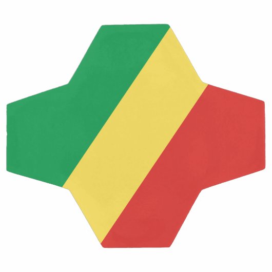 Congo-vlag Voetbal (Enkel)