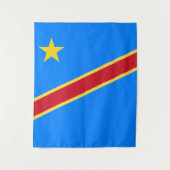 Congo vlag wandkleed (Voorkant)