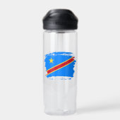 Congo vlag waterfles (Achterkant)