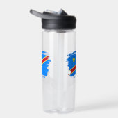 Congo vlag waterfles (Rechts)