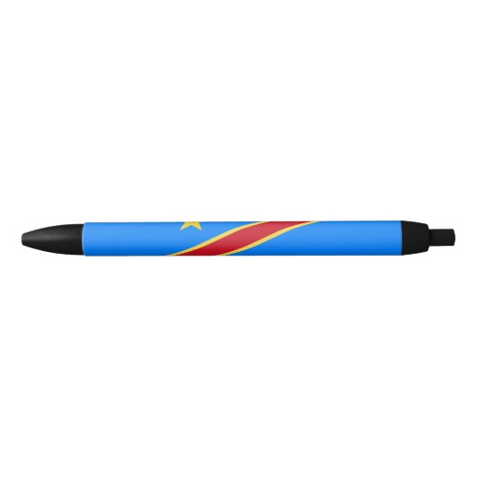 Congo vlag zwarte inkt pen (Voorkant)