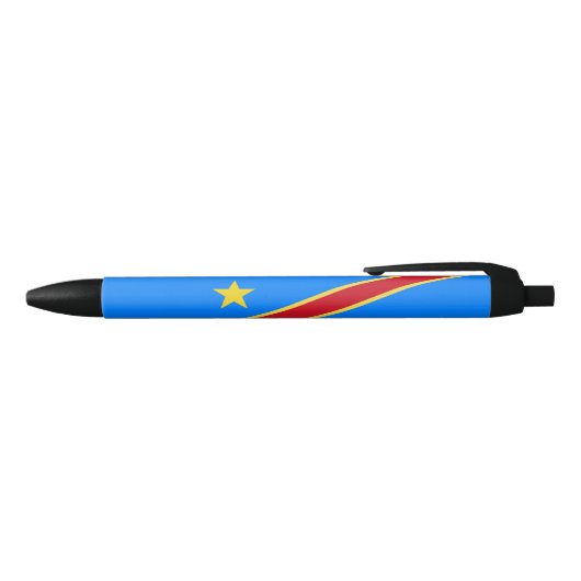 Congo vlag zwarte inkt pen (Bovenkant)
